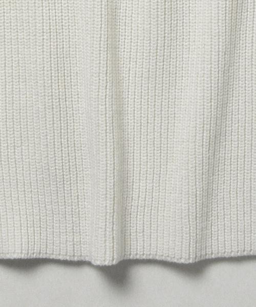 BEAMS LIGHTS Men's(ビームスライツ メンズ)の「BEAMS LIGHTS / 畦編みクルーネックニット(ニット/セーター・メンズ・オフホワイト/ベージュ/ネイビー・LARGE/MEDIUM/SMALL)」の15枚目の写真