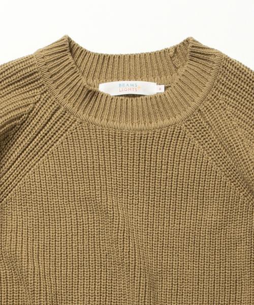 BEAMS LIGHTS Men's(ビームスライツ メンズ)の「BEAMS LIGHTS / 畦編みクルーネックニット(ニット/セーター・メンズ・オフホワイト/ベージュ/ネイビー・LARGE/MEDIUM/SMALL)」の17枚目の写真
