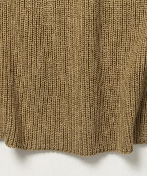BEAMS LIGHTS Men's(ビームスライツ メンズ)の「BEAMS LIGHTS / 畦編みクルーネックニット(ニット/セーター・メンズ・オフホワイト/ベージュ/ネイビー・LARGE/MEDIUM/SMALL)」の10枚目の写真