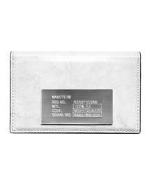 KANEITEI（カネイテイ）の「ECLIPSE CARD WALLET (WHITE) / UPCYCLED（札入れ/マネークリップ）」