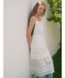 UNNOUT（アナウト）の「DETACHABLE COTTON MAXI DRESS IVORY（ワンピース）」
