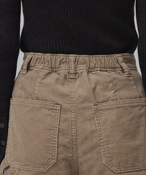 PUBLIC TOKYO（パブリックトウキョウ）の「コーデュロイペインターパンツ（チノパンツ・レディース・ベージュ/ネイビー・1/2）」の15枚目の写真