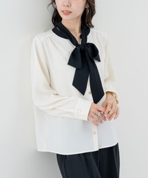 【ANNA LUNA】オケージョン にも◎きれいめもカジュアルも叶える 2WAY ブラウス