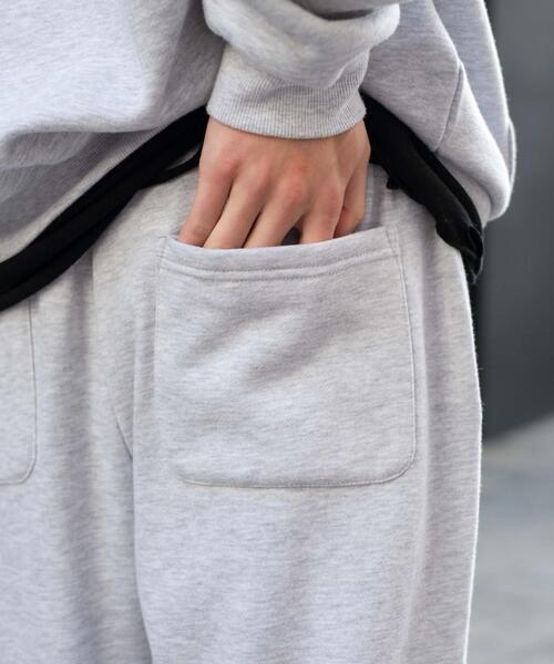WEGO（ウィゴー）の「WEGO/【25年秋冬新作】スウェットパンツ（スウェットパンツ・メンズ・杢グレー/ブラック・FREE）」の7枚目の写真