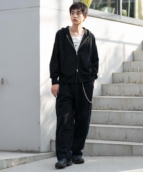 WEGO（ウィゴー）の「WEGO/【25年秋冬新作】スウェットパンツ（スウェットパンツ・メンズ・杢グレー/ブラック・FREE）」の14枚目の写真