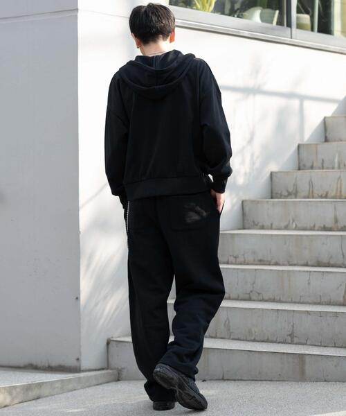 WEGO（ウィゴー）の「WEGO/【25年秋冬新作】スウェットパンツ（スウェットパンツ・メンズ・杢グレー/ブラック・FREE）」の15枚目の写真