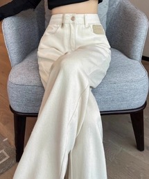 NoBelle（ノベル）の「ハイウエストストレートデニムパンツ（デニムパンツ）」