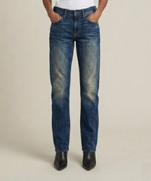 Helyx 3D Slim Jeans/ヴィンテージライク立体裁断シームディテールスリムテーパードジーンズ/L28