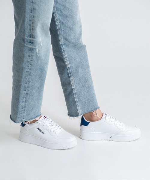 TOMMY HILFIGER（トミーヒルフィガー）の「【TOMMY HILFIGER】シンプルスニーカー（スニーカー・レディース・ホワイト・6/6.5/7/7.5/8/5.5）」の7枚目の写真