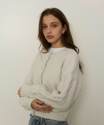 ALEXIA STAM | Sparkle Two-Way Knit Cardigan /2way ラメニットカーディガン(カーディガン/ボレロ)