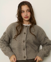 ALEXIA STAM | Sparkle Two-Way Knit Cardigan /2way ラメニットカーディガン(カーディガン/ボレロ)