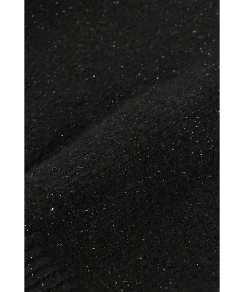 ALEXIA STAM（アリシアスタン）の「Sparkle Two-Way Knit Cardigan /2way ラメニットカーディガン（カーディガン/ボレロ・レディース・グレイッシュベージュ/ブラック/ホワイト・FREE）」の5枚目の写真