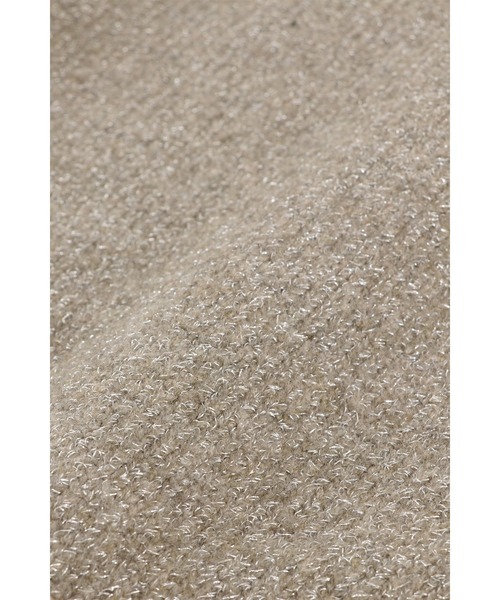 ALEXIA STAM（アリシアスタン）の「Sparkle Two-Way Knit Cardigan /2way ラメニットカーディガン（カーディガン/ボレロ・レディース・グレイッシュベージュ/ブラック/ホワイト・FREE）」の9枚目の写真