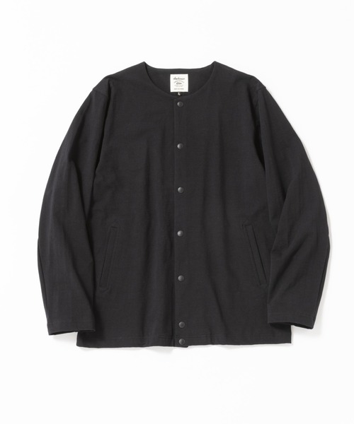Jackman(ジャックマン)の「Stretch Collarless JK(ノーカラージャケット・メンズ・ネイビー/ブラック・LARGE/MEDIUM)」の3枚目の写真