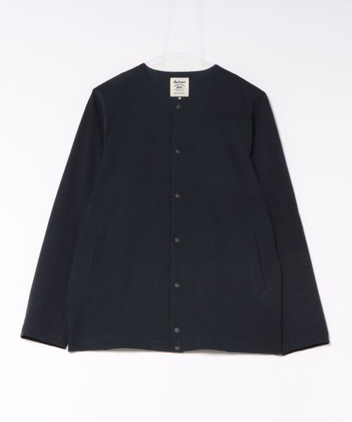 Jackman(ジャックマン)の「Stretch Collarless JK(ノーカラージャケット・メンズ・ネイビー/ブラック・LARGE/MEDIUM)」の6枚目の写真