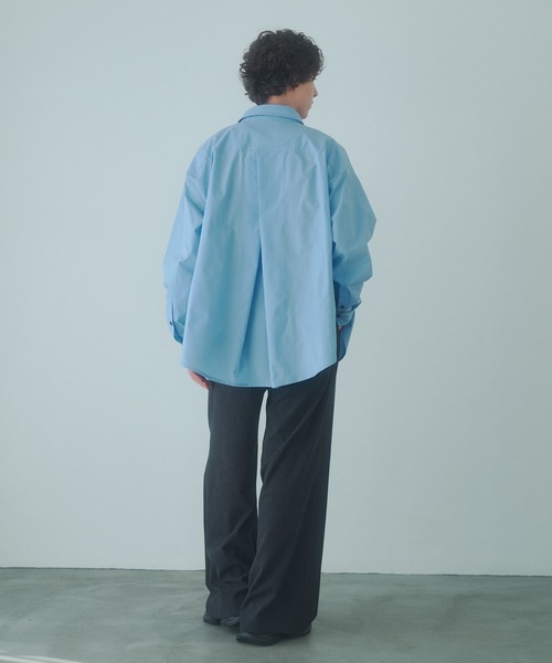 DOOPZ（ドープス）の「BOXY CARGO POCKET TECK SHIRT - ボクシーカーゴポケットテックシャツ（シャツ/ブラウス・メンズ・ブラック/グレー/ブルー・SMALL/MEDIUM/LARGE）」の17枚目の写真