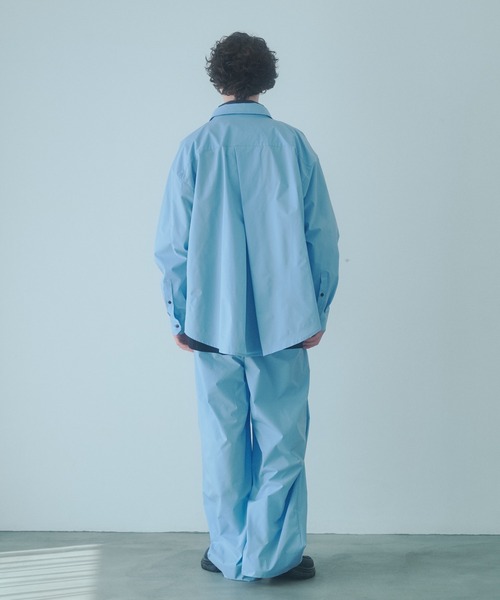 DOOPZ（ドープス）の「BOXY CARGO POCKET TECK SHIRT - ボクシーカーゴポケットテックシャツ（シャツ/ブラウス・メンズ・ブラック/グレー/ブルー・SMALL/MEDIUM/LARGE）」の10枚目の写真