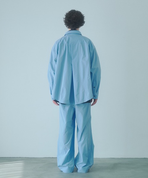 DOOPZ（ドープス）の「BOXY CARGO POCKET TECK SHIRT - ボクシーカーゴポケットテックシャツ（シャツ/ブラウス・メンズ・ブラック/グレー/ブルー・SMALL/MEDIUM/LARGE）」の9枚目の写真