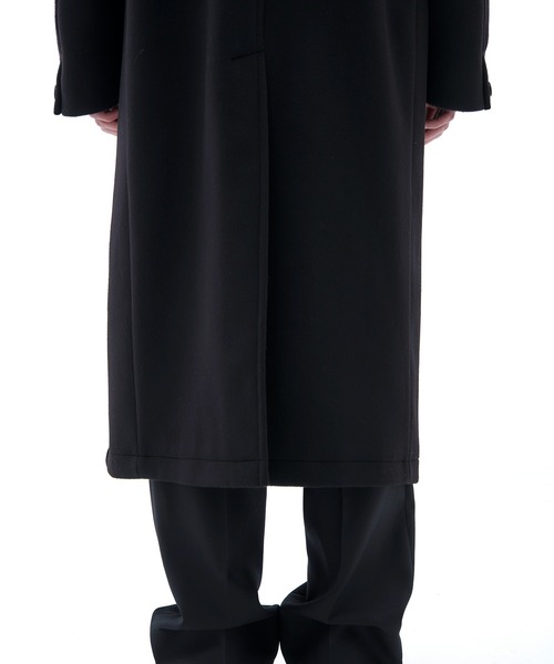 CONZ（コンズ）の「DOUBLE BREASTED CHESTER COAT/ダブルブレストコート/ビーバー加工/CONZ（チェスターコート・メンズ・ダークグレー/ブラック・3/1/2）」の11枚目の写真