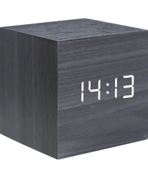 almo（アルモ）の「キューブ型　木製置き時計(BL)（置時計）」