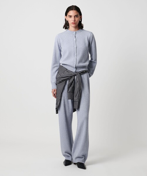 H　BEAUTY&YOUTH UNITED ARROWS（エイチビューティーアンドユースユナイテッドアローズ）の「＜H＞ナイロン スパークル ニット カーディガン（カーディガン/ボレロ・レディース・ネイビー/モカ/ライトブルー・FREE）」の8枚目の写真