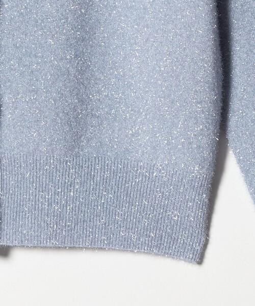 H　BEAUTY&YOUTH UNITED ARROWS（エイチビューティーアンドユースユナイテッドアローズ）の「＜H＞ナイロン スパークル ニット カーディガン（カーディガン/ボレロ・レディース・ネイビー/モカ/ライトブルー・FREE）」の13枚目の写真