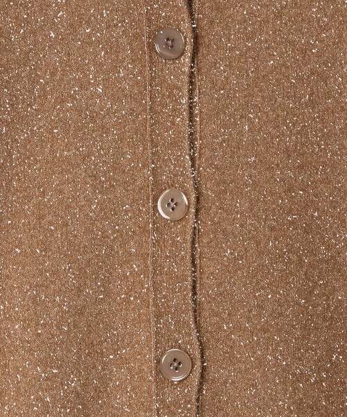 H　BEAUTY&YOUTH UNITED ARROWS（エイチビューティーアンドユースユナイテッドアローズ）の「＜H＞ナイロン スパークル ニット カーディガン（カーディガン/ボレロ・レディース・ネイビー/モカ/ライトブルー・FREE）」の22枚目の写真