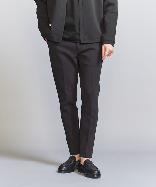 BEAUTY&YOUTH UNITED ARROWS（ビューティーアンドユースユナイテッドアローズ）の「【WEB限定 WARDROBE SMART】ダブルニット ノープリーツ スラックス パンツ/セットアップ対応【抗菌・防臭】（スラックス・メンズ・ダークグレー/その他1/ブラック/グレー・S/M/L/XL）」の11枚目の写真