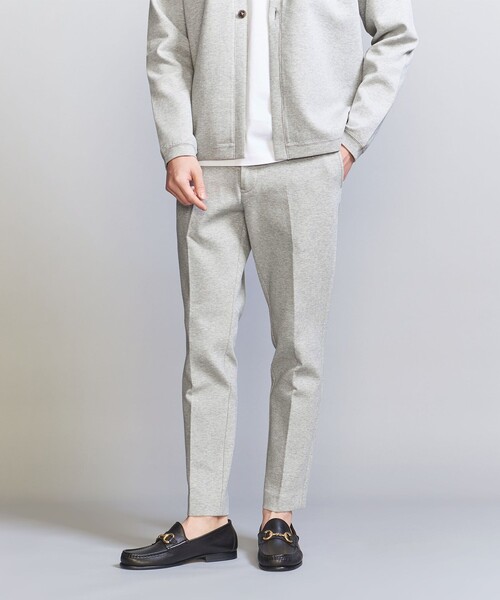 BEAUTY&YOUTH UNITED ARROWS（ビューティーアンドユースユナイテッドアローズ）の「【WEB限定 WARDROBE SMART】ダブルニット ノープリーツ スラックス パンツ/セットアップ対応【抗菌・防臭】（スラックス・メンズ・ダークグレー/その他1/ブラック/グレー・S/M/L/XL）」の14枚目の写真