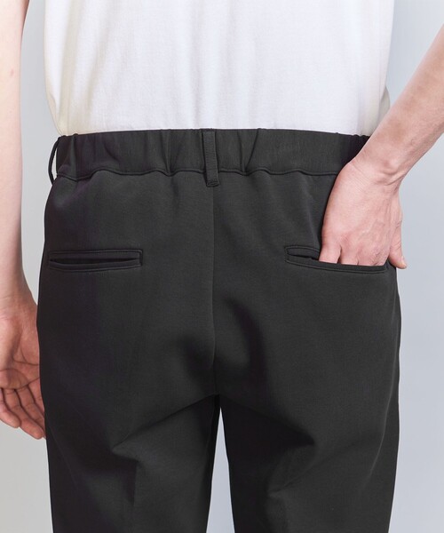 WEB限定 WARDROBE SMART】ダブルニット ノープリーツ スラックス