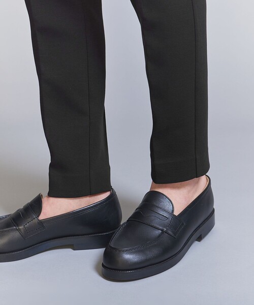 BEAUTY&YOUTH UNITED ARROWS(ビューティーアンドユースユナイテッドアローズ)の「【WEB限定 WARDROBE SMART】ダブルニット ノープリーツ スラックス パンツ/セットアップ対応【抗菌・防臭】(スラックス・メンズ・ダークグレー/その他1/ブラック/グレー・S/M/L/XL)」の11枚目の写真