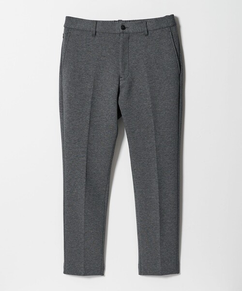 WEB限定 WARDROBE SMART】ダブルニット ノープリーツ スラックス
