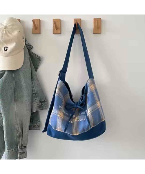 tone(トーン)の「【88eighty-eight】チェック柄リボンリバーシブルカラーショルダーバッグ【import】(MA)(ショルダーバッグ・レディース・イエロー/ブラウン/ブルー・FREE)」の13枚目の写真
