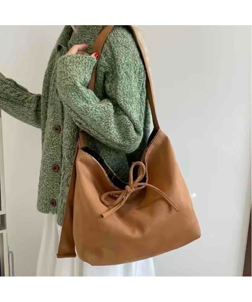 tone(トーン)の「【88eighty-eight】チェック柄リボンリバーシブルカラーショルダーバッグ【import】(MA)(ショルダーバッグ・レディース・イエロー/ブラウン/ブルー・FREE)」の20枚目の写真