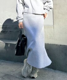 NOLLEY’S | 《手洗い可能》《セットアップ対応》スウェットライク2WAYニットスカート(スカート)