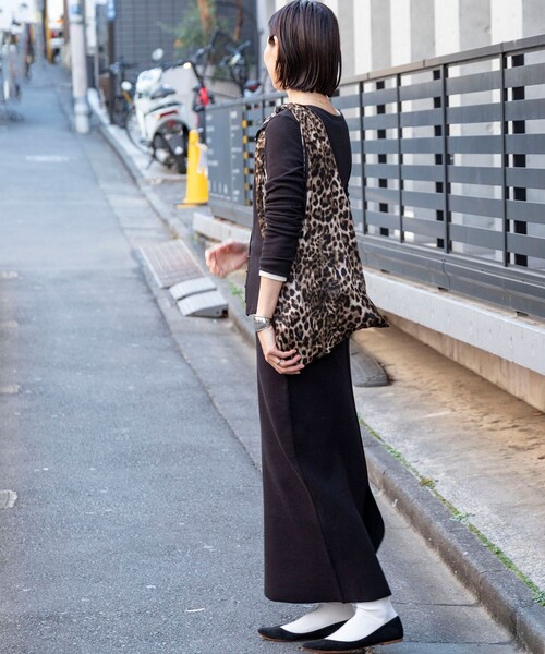 NOLLEY’S（ノーリーズ）の「《手洗い可能》《セットアップ対応》スウェットライク2WAYニットスカート（スカート・レディース・ライトグレー/ブラック/オフホワイト・FREE）」の12枚目の写真