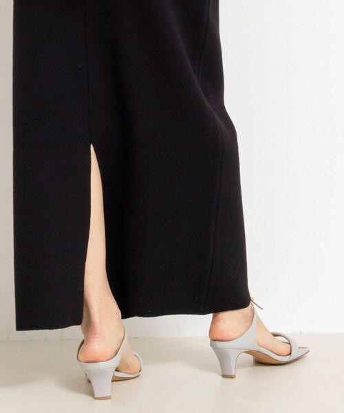 NOLLEY’S（ノーリーズ）の「《手洗い可能》《セットアップ対応》スウェットライク2WAYニットスカート（スカート・レディース・ライトグレー/ブラック/オフホワイト・FREE）」の19枚目の写真