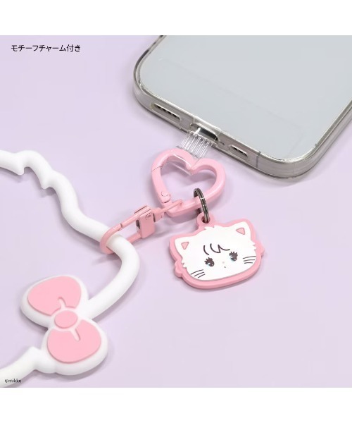 A BAG OF CHIPS(アバッグオブチップス)の「Lil ala mode/リルアラモード マルチリングプラスシリコンブレスレッド(スマホグッズ・レディース・ホワイト・ONE SIZE)」の3枚目の写真