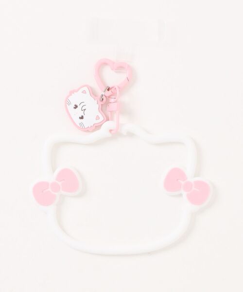 A BAG OF CHIPS(アバッグオブチップス)の「Lil ala mode/リルアラモード マルチリングプラスシリコンブレスレッド(スマホグッズ・レディース・ホワイト・ONE SIZE)」の6枚目の写真