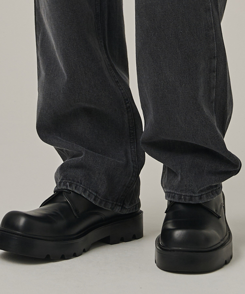 ANALOG MOOD(アナログムード)の「スノーウォッシングセミストレートデニムパンツ(黒青)(デニムパンツ・メンズ・その他・M/L/XL)」の9枚目の写真