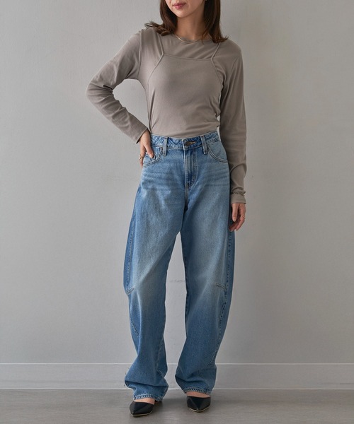 Levi's(リーバイス)の「【Levi’s】BAGGY DAD BARREL(デニムパンツ・レディース・インディゴブルー/ブラック・27/26/25/24)」の10枚目の写真