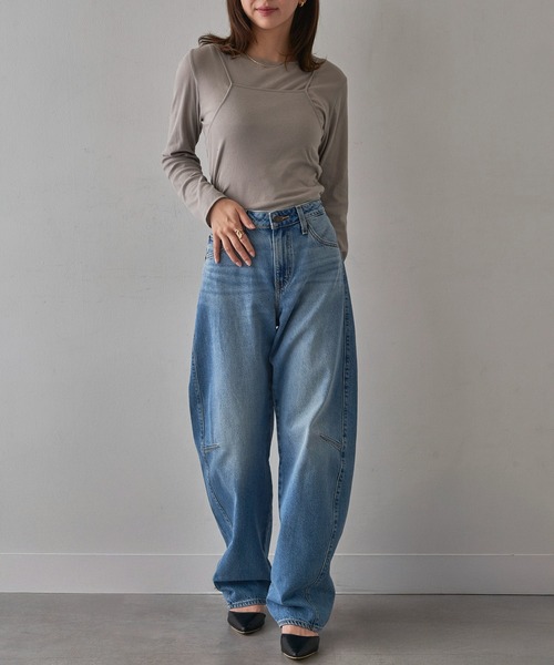 Levi's(リーバイス)の「【Levi’s】BAGGY DAD BARREL(デニムパンツ・レディース・インディゴブルー/ブラック・27/26/25/24)」の11枚目の写真
