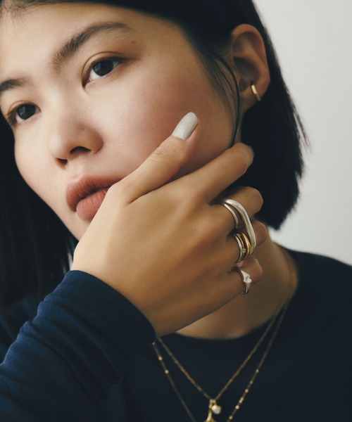 TEN.(テン)の「SILVER925 タイニーハートリング SV リング ギフト ペアリング ピンキーリング(リング・レディース・シルバー・#1/#7/#5/#3)」の8枚目の写真