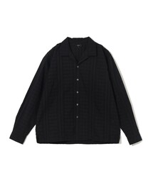BEAMS | レース オープンカラーシャツ【リラックスフィット】(シャツ/ブラウス)