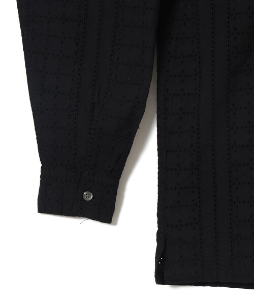 BEAMS(ビームス)の「レース オープンカラーシャツ【リラックスフィット】(シャツ/ブラウス・メンズ・ホワイト/ブラック・M/S/XL/L)」の6枚目の写真