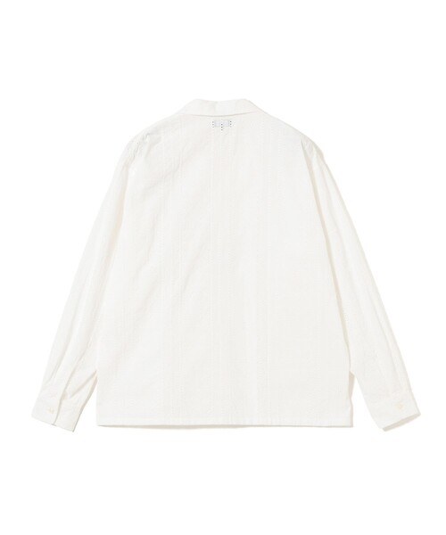 BEAMS(ビームス)の「レース オープンカラーシャツ【リラックスフィット】(シャツ/ブラウス・メンズ・ホワイト/ブラック・M/S/XL/L)」の9枚目の写真