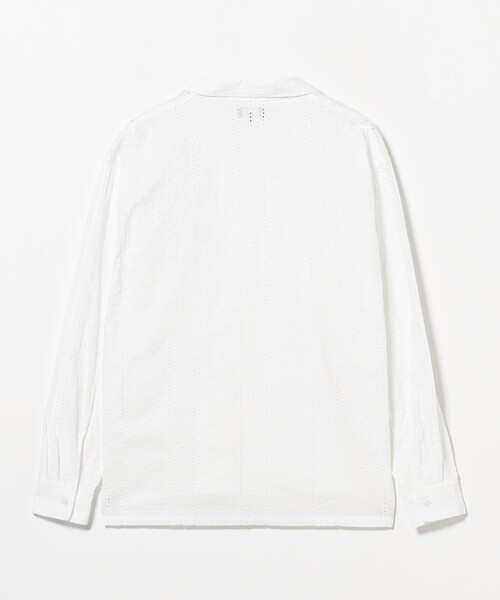 BEAMS(ビームス)の「レース オープンカラーシャツ【リラックスフィット】(シャツ/ブラウス・メンズ・ホワイト/ブラック・M/S/XL/L)」の14枚目の写真