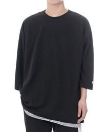VERYVAIN（ベリベーン）の「TP72 OVERSIZE 7-CUT (EMBO BLACK)（Tシャツ/カットソー）」
