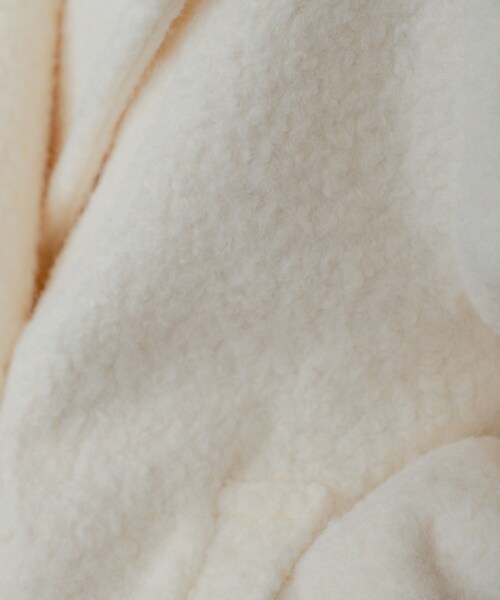 GALLEST（ギャレスト）の「ループボアPコート（ピーコート・レディース・ネイビー/ブラウン系/オフホワイト・38）」の12枚目の写真