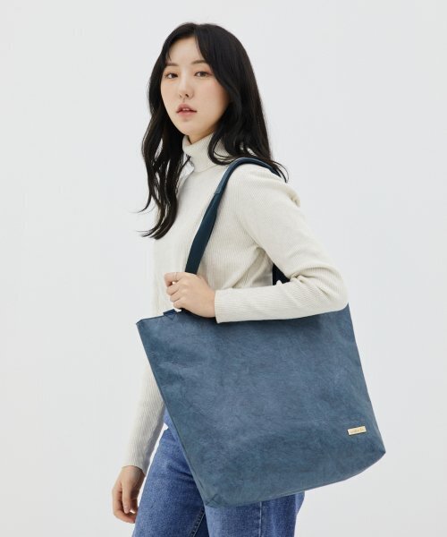 WALLAROO(ワラル)の「ワラル 3wayバッグ ラファオーバーサイズ_ブルー(エコバッグ/サブバッグ・レディース・ブルー・FREE)」の5枚目の写真